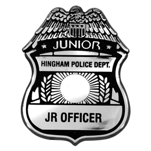 Plastic Junior Police Badge