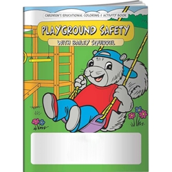 Playground Safety with Bailey Squirrel Coloring Book Playground Safety with Bailey Squirrel Coloring Book, BetterLifeLine, BetterLife, Education, Educational, information, Informational, Wellness, Guide, Brochure, Paper, Low-cost, Low-Price, Cheap, Instruction, Instructional, Booklet, Small, Reference, Interactive, Learn, Learning, Read, Reading, Health, Well-Being, Living, Awareness, ColoringBook, ActivityBook, Activity, Crayon, Maze, Word, Search, Scramble, Entertain, Educate, Activities, Schools, Lessons, Kid, Child, Children, Story, Storyline, Stories, Playing, Friends, Bully, Bullying, Safe, Protect, Elementary, Preschool, Grade School, Imprinted, Personalized, Promotional, with name on it, Giveaway,
