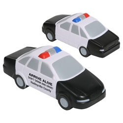 Police Car Stress Reliever | Law Enforcement Promotional Items | Care Promotions