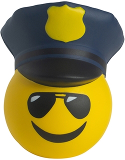 Police Officer Emoji Stress Reliever | Care Promotions