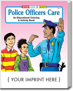 Police Officers Care Coloring & Activity Book | Care Promotions