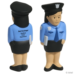 Police Woman Stress Reliever | Care Promotions