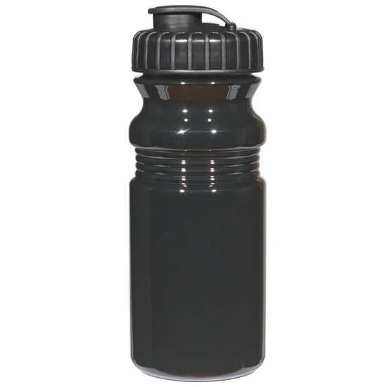 Poly-Clear™ 20 Oz. Fitness Bottle With Super Sipper Lid - DRK077