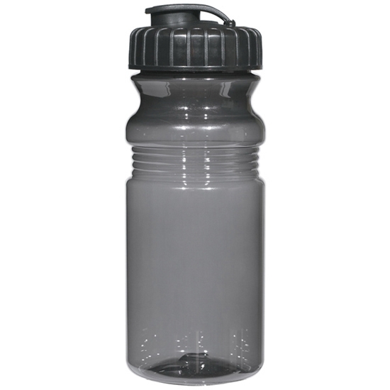 Poly-Clear™ 20 Oz. Fitness Bottle With Super Sipper Lid - DRK077