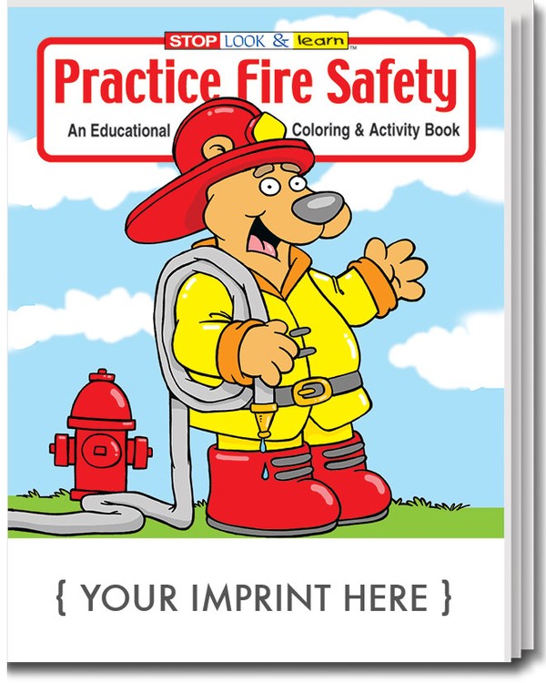 Practice Fire Safety Coloring & Activity Book  - FPW160