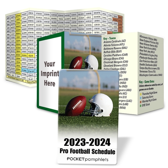 Pro Football: 2023-24 Season Schedule Pocket Pamphlet  - EDU108