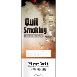 Quit Smoking: Tips and Cost Calculator Pocket Slider The Positive Line, Positive Promotions, BetterLifeLine, BetterLife, Education, Educational, information, Informational, Wellness, Guide, Brochure, Paper, Low-cost, Low-Price, Cheap, Instruction, Instructional, Booklet, Small, Reference, Interactive, Learn, Learning, Read, Reading, Health, Well-Being, Living, Awareness, PocketSlider, Slide, Chart, Dial, Bullet Point, Wheel, Pull-Down, SlideGuide, Drugs, Alcohol, Smoke, Tobacco, Smoking, Cigarettes, Lungs, Cancer, Drinking, Drink, Booze, Liquor, Beer, Say No, DARE, SADD, MADD, Drunk, DUI, DWI, AA, Abuse, Addiction, Addict, Dependence, Rehab, Rehabilitation, Police, Withdrawal, Trafficking