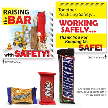 "Raising The Bar With Safety" Workplace Safety Incentive Mini Care Package  