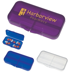 Rectangular Shape Pill Holder Rectangular Shape Pill Holder, Rectangular, shape, Pill, Holder, Box, Translucent, Imprinted, Personalized, Promotional, with name on it, giveaway,