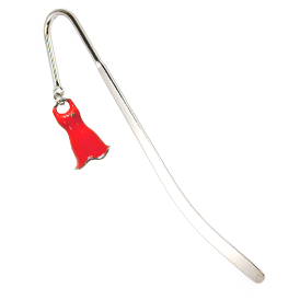 Red Dress Charm Bookmark