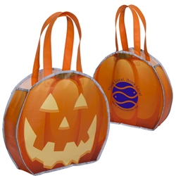 Reflective Halloween Bag Halloween bag, Halloween trick or treat bag, Halloween giveaways, Halloween promotional items, Halloween promotional products, pumpkin tote bag