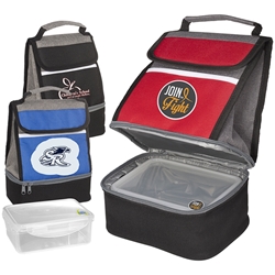 Replenish Store N Carry Lunch Box Lunch Cooler, with, Lunch Plate, lunch plate cooler, lunch bag plate set,  personalized, with logo, imprinted