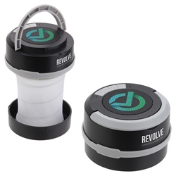 Revere Collapsible Lantern + Wireless Speaker custom speaker with light, Lantern Light and Speaker, Light and wireless speaker, bluetooth portable speaker light, employee appreciation gifts, business gifts, corporate holiday gifts, promotional speaker giveaways
