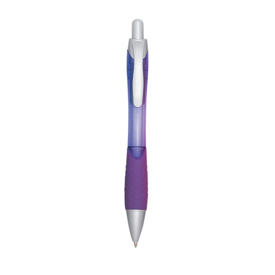 Rio Ballpoint Pen With Contoured Rubber Grip - WRT114
