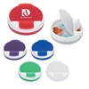 Round Pill Holder Round Pill Holder, Round, Pill, Holder, Imprinted, Personalized, Promotional, with name on it, giveaway,