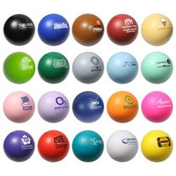Custom Logo Round Stress Ball | Care Promotions