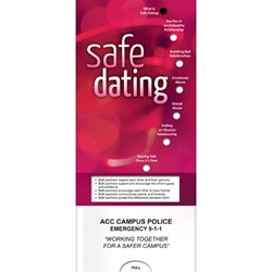 Safe Dating Pocket Slider Women safety, slide, sliding, chart, sial, guide, reference, slideguide, betterlifeline, better life, Positive Promotions, The Positive Line