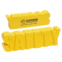 Safety Word Stress Reliever safety promotional items, national safety month gifts, workplace safety awareness, safety incentives, safety reminders, safety awards, safety gifts