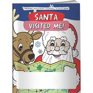 Santa Visited Me! Coloring Book