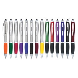 Satin Stylus Pen Satin Stylus Pen, Satin, Stylus, Pen, Pens, Plastic, Ballpoint, Imprinted, Personalized, Promotional, with name on it, giveaway, black ink 