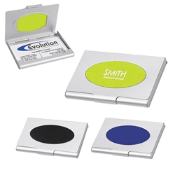 Saturn Business Card Holder Saturn Business Card Holder, Business, Card, Holder, Case, Imprinted, Personalized, Promotional, with name on it, giveaway,