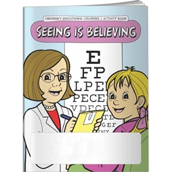 Seeing is Believing Coloring Book Seeing is Believing Coloring Book, BetterLifeLine, BetterLife, Education, Educational, information, Informational, Wellness, Guide, Brochure, Paper, Low-cost, Low-Price, Cheap, Instruction, Instructional, Booklet, Small, Reference, Interactive, Learn, Learning, Read, Reading, Health, Well-Being, Living, Awareness, ColoringBook, ActivityBook, Activity, Crayon, Maze, Word, Search, Scramble, Entertain, Educate, Activities, Schools, Lessons, Kid, Child, Children, Story, Storyline, Stories, Eyes, Cornea, Pupil, Preschool, Grade School, Glasses, Elementary, Imprinted, Personalized, Promotional, with name on it, Giveaway,
