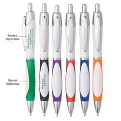 Sierra White Pen Sierra White Pen. White, Pen, Pens, Sierra,Ballpoint, Plastic, Imprinted, Personalized, Promotional, with name on it, giveaway, black ink 