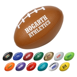Custom Printed Football Stress Reliever | Care Promotions
