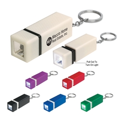 Square LED Key Chain Square LED Key Chain, Square, LED, Key, Chain, Ring, Tag, Imprinted, Personalized, Promotional, with name on it, giveaway,