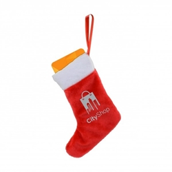 Custom Stocking Plush Holiday Ornament | Care Promotions