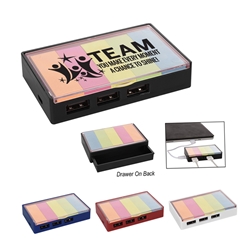 "TEAM: You Make Every Moment A Chance To Shine" 3-Port USB Hub With Sticky Flags USB Port Sticky Flag Set, USB Port Stick Flag Desk Set, Personalized, Promotional, with name on it, Gift Idea, Giveaway, novelty pen, promotional pen, fidget spinner pen