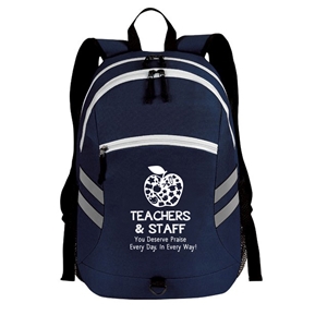 "Teachers & Staff: You Deserve Praise Every Day in Every Way" Balance Laptop Backpack 