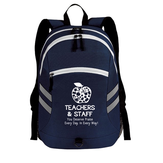 "Teachers & Staff: You Deserve Praise Every Day in Every Way" Balance Laptop Backpack  - TSA098