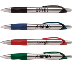 Arctic Fox Pen Plastic, Budget, Contemporary, Grip, Pen, Ballpoint, metal, Imprinted, Personalized, Promotional, with name on it, giveaway, black ink, promotional pens, custom logo pens, logo pens, pens with logo