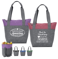  "Thank you Housekeeping: You Are The Neatest People to Work With" Adventure Lunch Cooler Tote   Housekeeping, Housekeepers, EVS, Environmental Services, Theme, Cooler,  Lunch Tote cooler, Tote, Tote Cooler with logo, Personalized tote cooler, personalized, with logo, imprinted