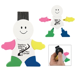 Thanks for Going The Extra Mile with A Smile! Mr. Highlighter Mr. Highlighter, Mr, Highlighter, Thanks for Going The Extra Mile With A Smile, Customer Service Week, Service, Imprinted, Personalized, Promotional, with name on it, giveaway,
