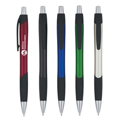 The Brickell Pen The Brickell Pen, Pen, Pens, Brickell, Ballpoint, Plastic, Imprinted, Personalized, Promotional, with name on it, giveaway, black ink 