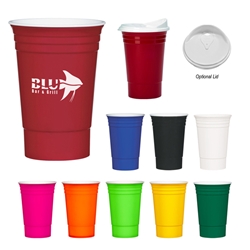 The Cup™ The Cup, Cup, The, Party Cup, Tailgate Cup, Party Tumbler, Tumbler, Imprinted, Personalized, Promotional, with name on it, Giveaway, Polypropelene, USA Made, BPA Free, 