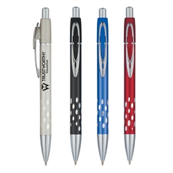 The Galleria Pen The Galleria Pen, Galleria, Pen, Pens, Aluminum, Metal, Ballpoint, Imprinted, Personalized, Promotional, with name on it, giveaway, black ink