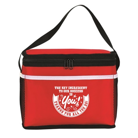 "The Key Ingredient To Our Success is You! Thanks for All You Do!" 8-Pack Highlight Cooler  - SED008