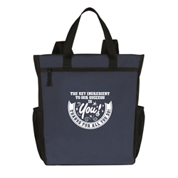 "The Key Ingredient To Our Success is You! Thanks for All You Do!" Multi-Tote & Backpack  Supermarket Employee Day, Theme, Tote and backpack, Multi use tote, Deluxe Tote, Zippered Tote, Imprinted, Tote Bag, Travel, Custom, Personalized, Bag 