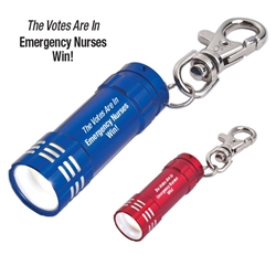 The Votes Are In...Our Emergency Nurses Win! Mini Aluminum LED light with Key Clip  Emergency Nursing Theme, Emergency Nurses, Mini Aluminum LED Light With Key Clip, Housekeeping,  Were A Mess Without You!, Stock, Design, Mini, Aluminum, LED, Light, with, Key, clip, Imprinted, Personalized, Promotional, with name on it, giveaway,