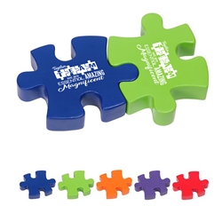 "Together TEAM we are Essential, Amazing, Magnificent" 2-Piece Connecting Puzzle Set Stress Reliever   TEAM theme, Employee recognition, Puzzle stress ball, puzzle stress reliever, Puzzle Piece Stress Balls, Team Puzzle Piece, Stressball, Team giveaways, puzzle idea giveaways 