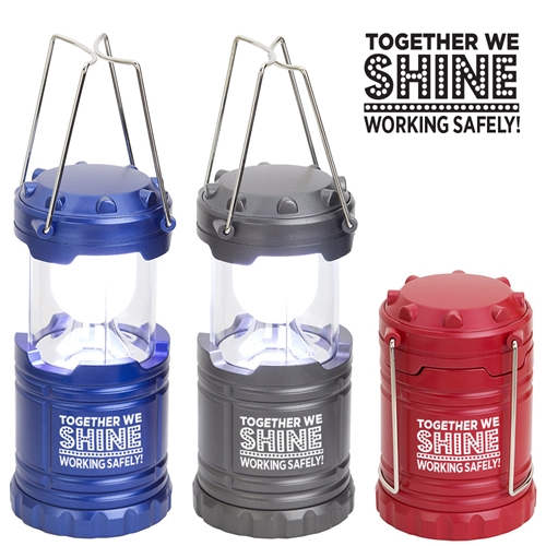 "Together We Shine...Working Safely!" Theme Retro Pop Up Light