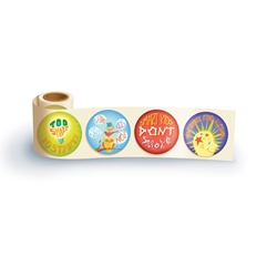 Too Smart to Start Theme Assortment Sticker Roll drug free, safety promotional items, kids safety, anti-drug,red ribbon week, child safety, public safety, community affairs, community outreach, tobacco prevention, no smoking, anti cigarettes, alcohol, dont drink