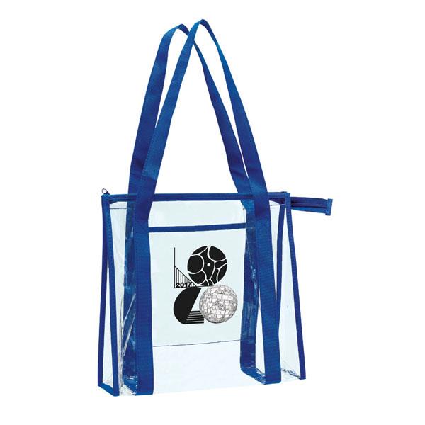 "Clear As Day You Make A Difference In Every Way!" Transparent Zip Tote  - EAD103