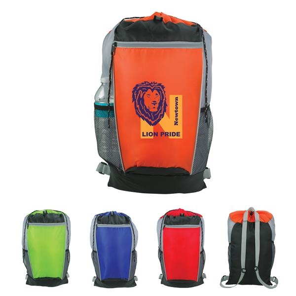Tri-Color Drawstring Backpack  - BPC110