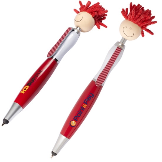 "Our TEAM is on FIRE" Theme MopTopper™ Stylus Pens   - USP068
