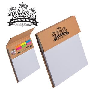 "Volunteers: Difference Makers In The Lives of Others!" Jot 'N Plot Recycled Organizer Notebook 