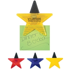 "Volunteers: You Make A Difference In So Many Ways!" Star Shape Clip and Magnet Star Shape Clip, Star, Shape, Clip, Staff, Volunteers, Shines, Youre A Star, Shining Star, Imprinted, Personalized, Promotional, with name on it, giveaway,